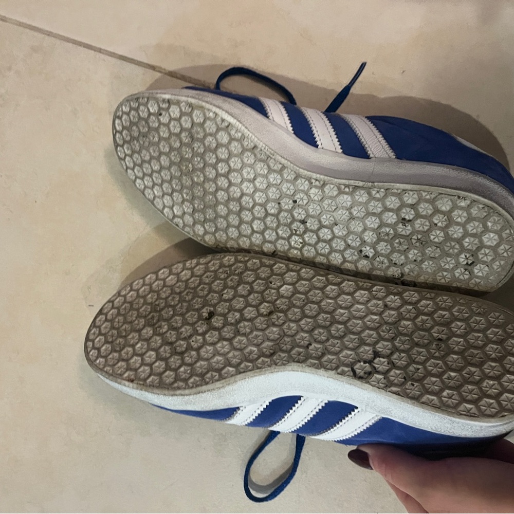 SOLD DEPOP 🧸 adidas gazelle royal blue USED - Picture 4 of 7